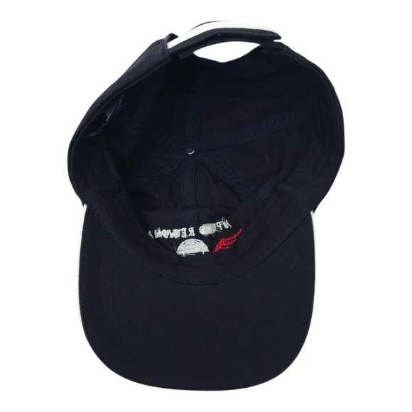 Tupelo Regional Airport Strapback Cap Embroidered Logo Baseball Hat Navy Blue - Picture 5 of 14